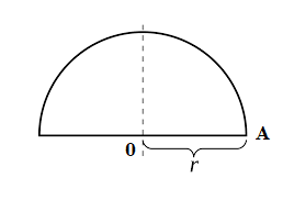 area of semi circle